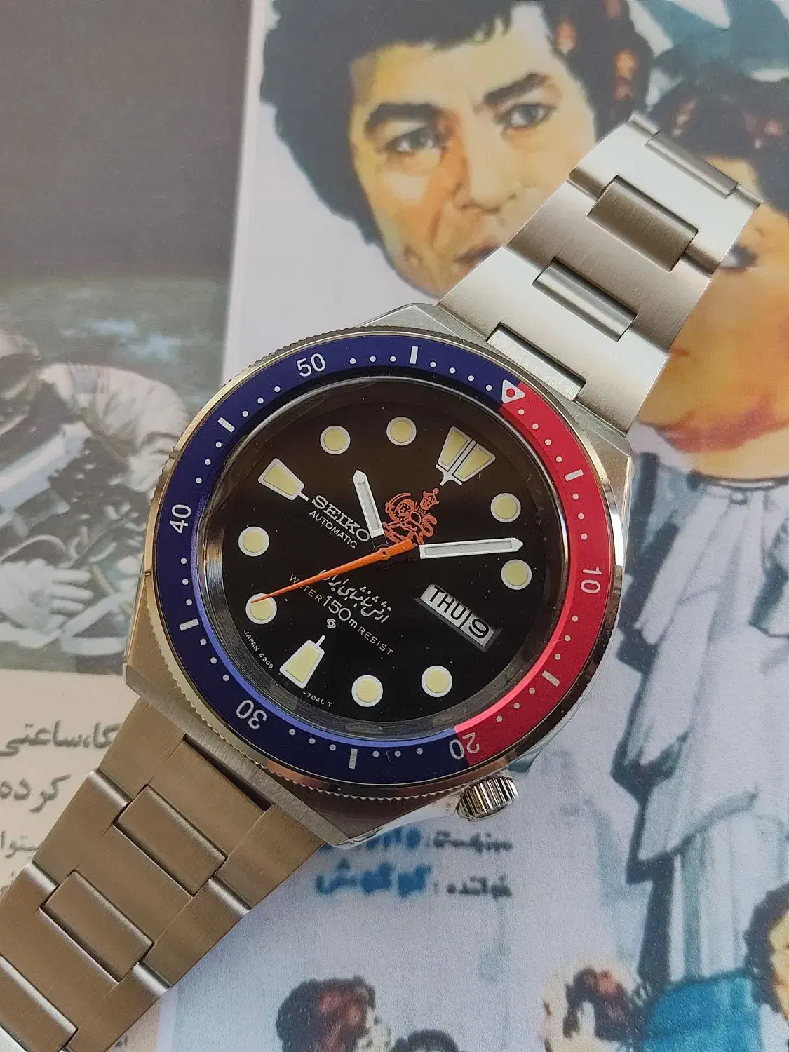 ساعت سیکو 5 ارتش شاهنشاهی ایران در کاسیو رادو|ساعت|شیراز, ستارخان|دیوار