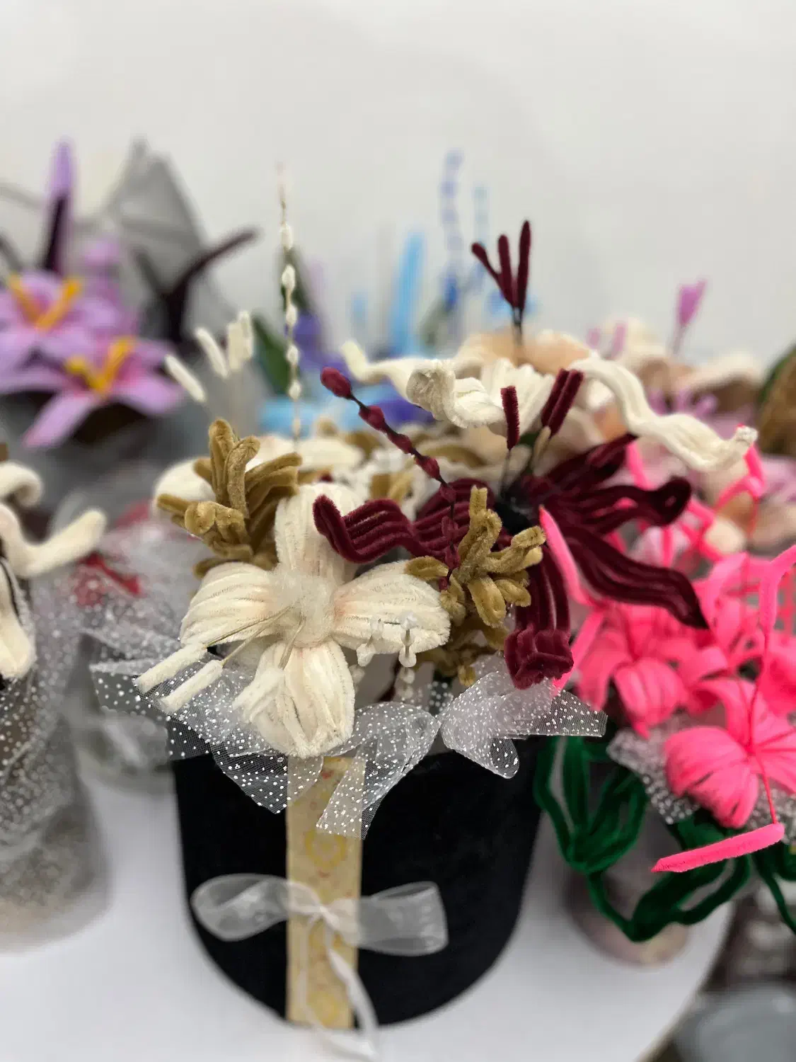 اول کارمه گل درست میکنم ممنونم حمایت میکنین|صنایع دستی و سایر لوازم تزئینی|تبریز, |دیوار