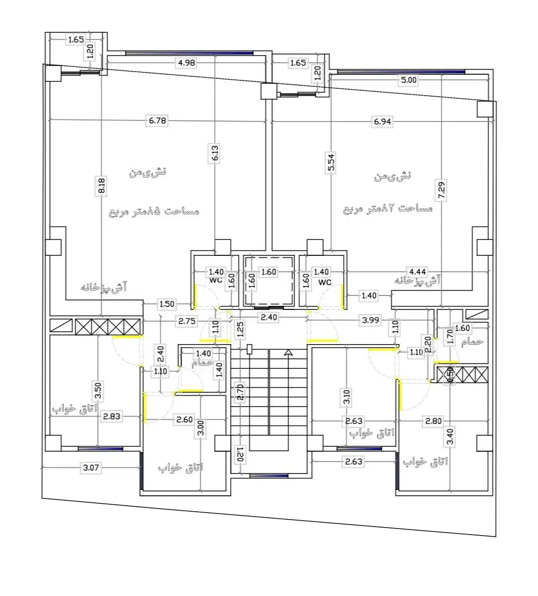 پیش فروش آپارتمان ۸۵متری سنددار خیابان معلم|پیش‌فروش املاک|محمودآباد, |دیوار