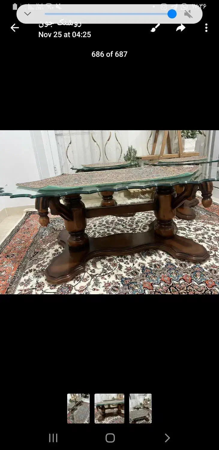 میز جلومبلی|مبلمان خانگی و میز عسلی|تبریز, |دیوار