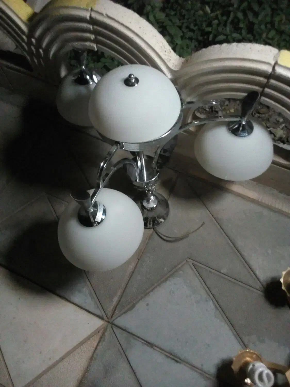 لوستر  استیل.  چراغ گازی|لوستر و چراغ آویز|نیشابور, مدرس|دیوار