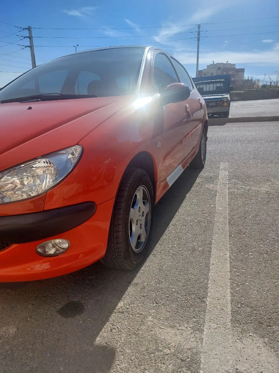 ۲۰۶تیپ۳مدل ۱۴۰۱ قرمز با سقف و رینگ|خودرو سواری و وانت|تهران, آجودانیه|دیوار