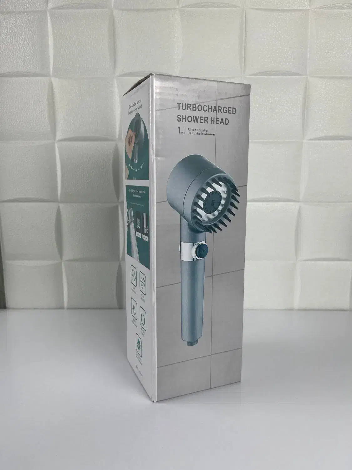 سردوش حمام 4 حالته سیلیکونی افزایش فشار آب|مصالح و تجهیزات ساختمان|شیراز, ارم|دیوار