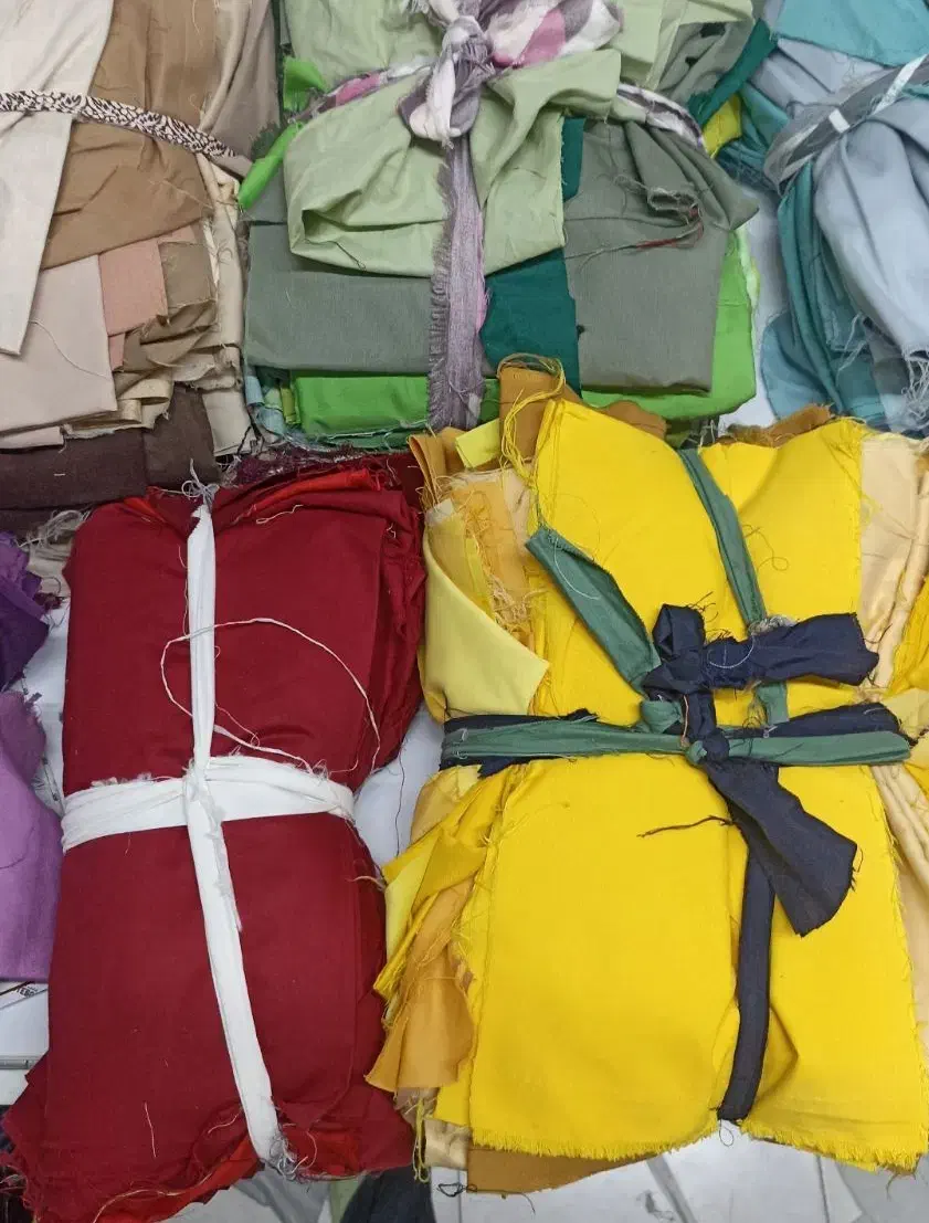 تیکه پارچه تترون و پارچه هتلی|لوازم خیاطی و بافتنی|ری, علایین|دیوار