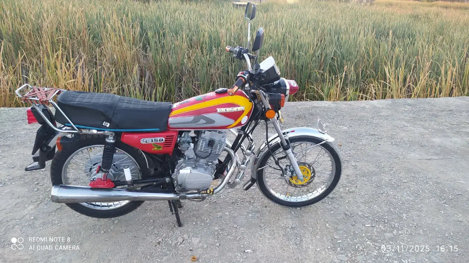 موتور 150کارخانه مدارک تکمیل|موتورسیکلت|سنندج, |دیوار