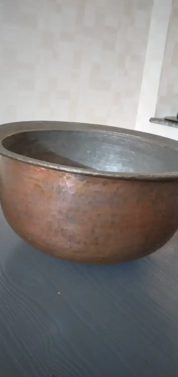دیگ مسی قدیمی مخصوص حلیم سمنو|ظروف پخت‌وپز|رشت, استادسرا|دیوار