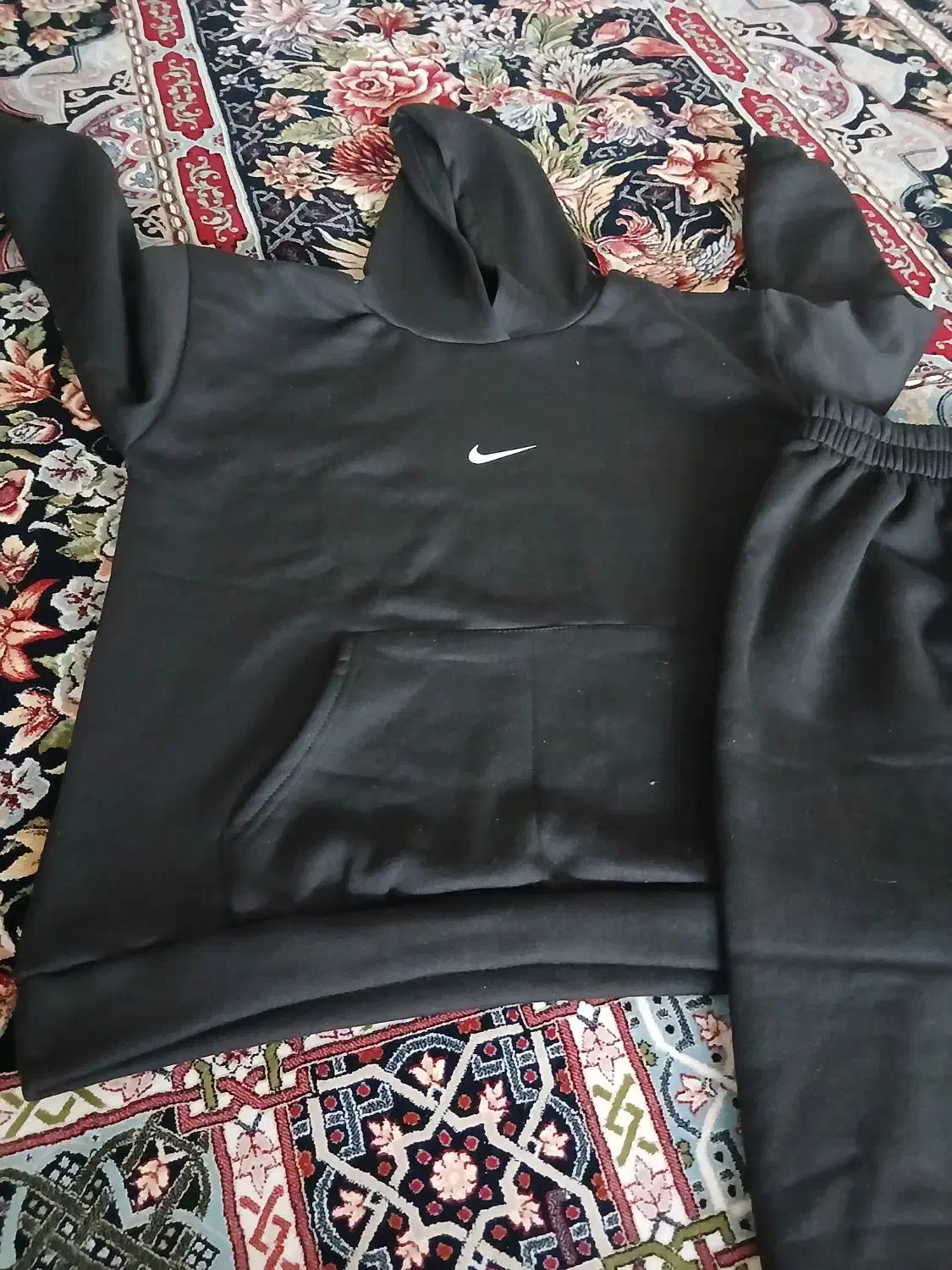 ی دست ست هودی مشکی سایز ۳۸ و۳۹|لباس|فردوسیه, |دیوار