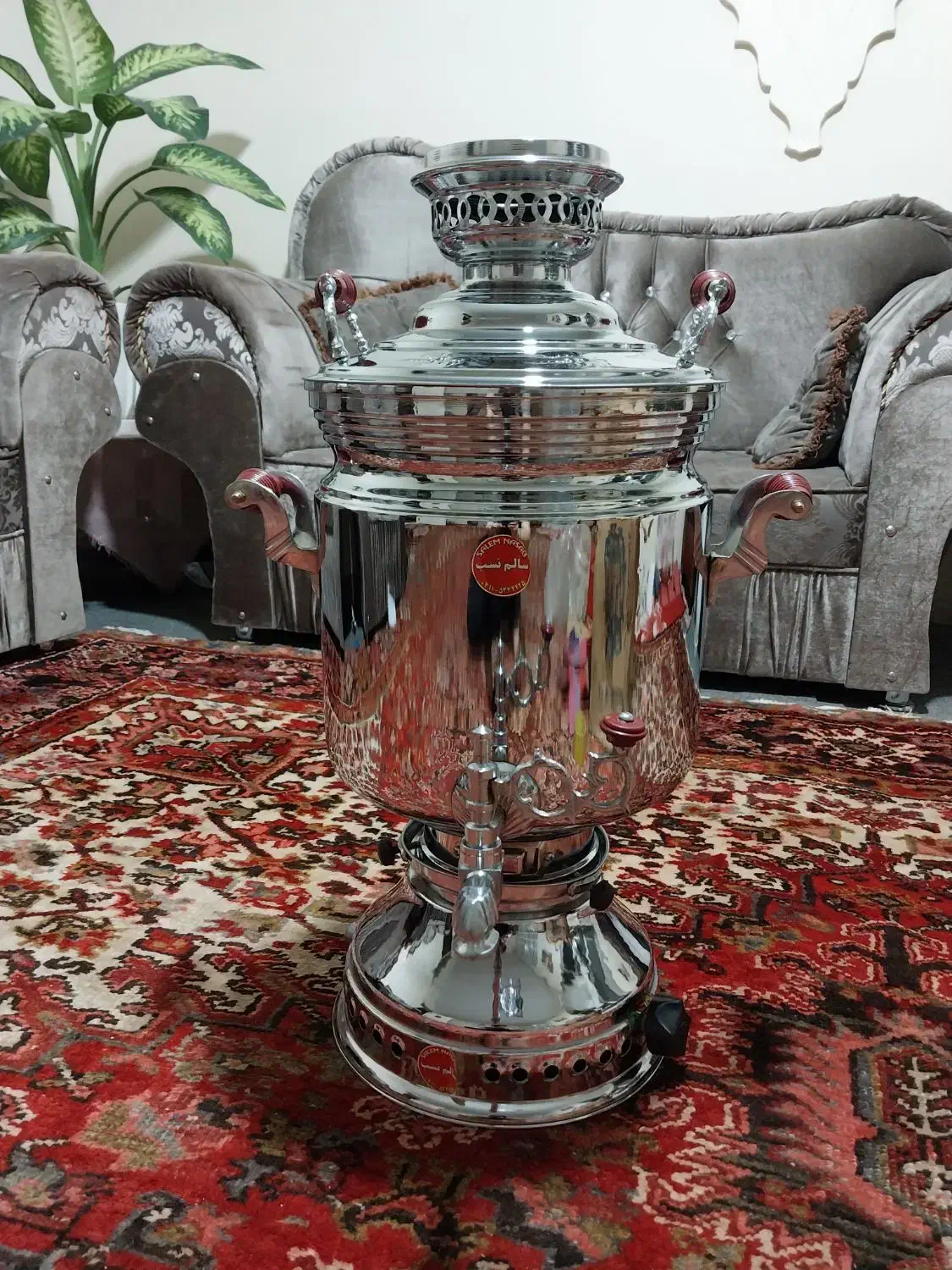 سماور گازی ۱۶ لیترنونو|سماور، چایساز، قهوهساز|خسروشاه, |دیوار