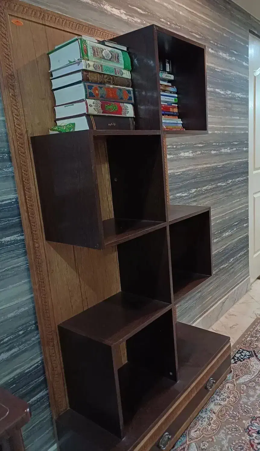 کتابخانه|کتابخانه، شلف، قفسههای دیواری|سبزوار, امیر کبیر|دیوار