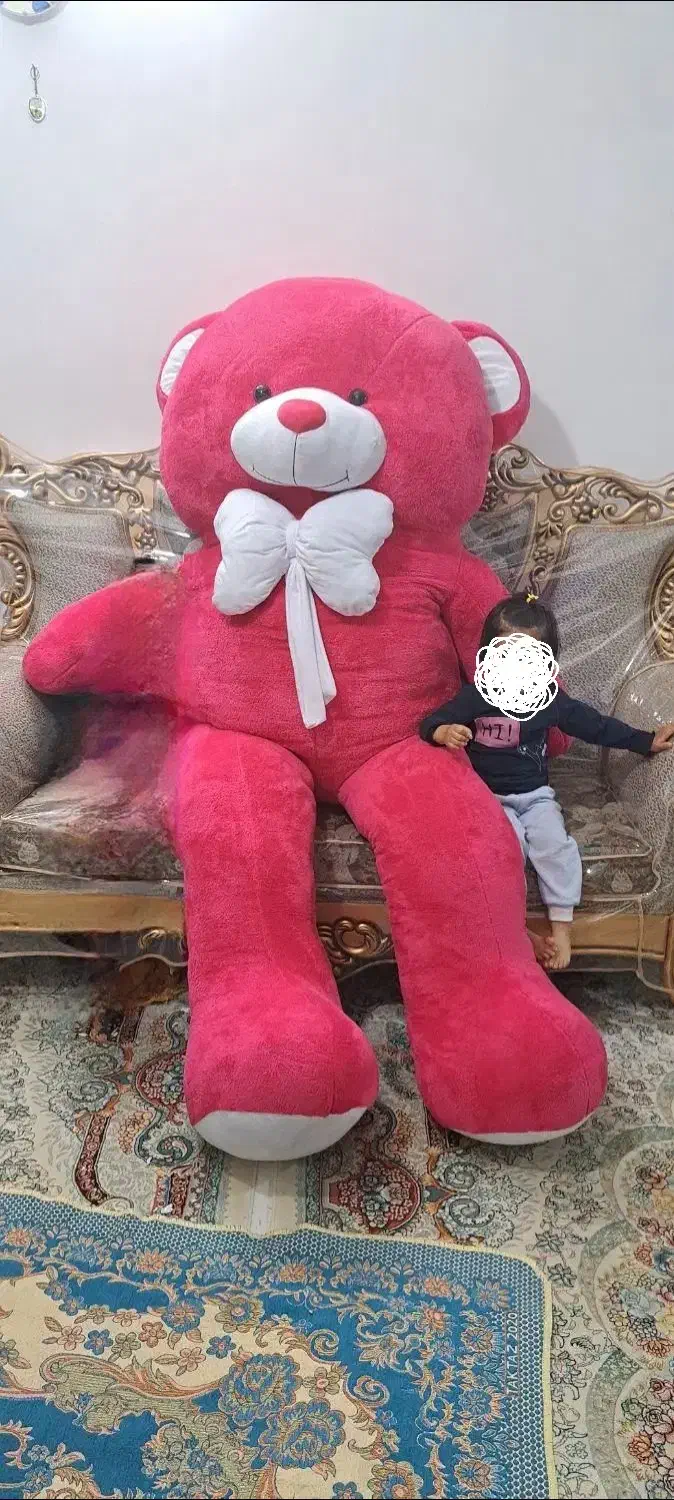 عروسک خرس بزرگ|اسباببازی بچه|مشهد, طلاب|دیوار