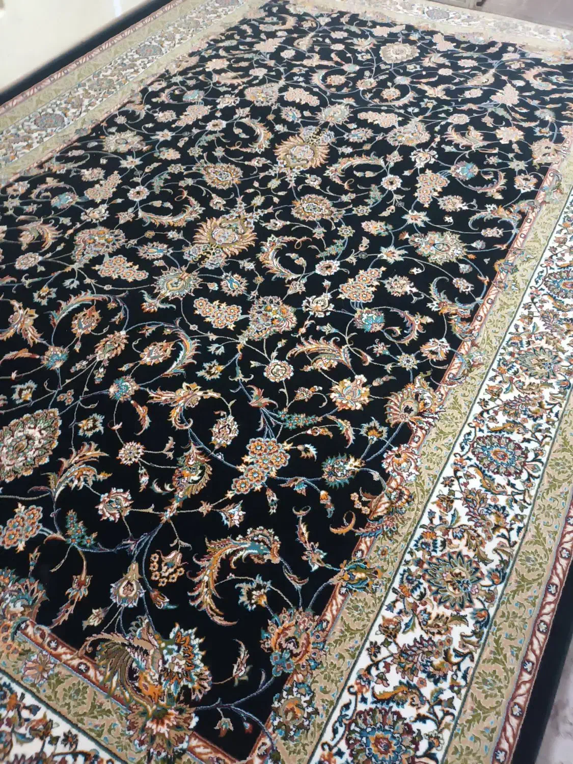 فرش ۶متری کاشان اکرلیک|فرش|همدان, |دیوار