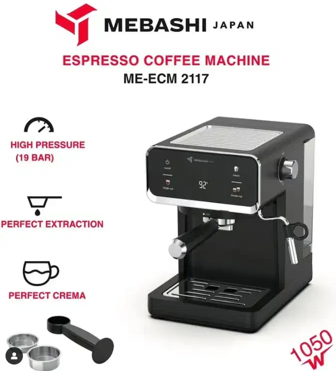 اسپرسوساز مباشی مدل ME-ECM2117|سماور، چای‌ساز، قهوه‌ساز|فردیس, فردیس|دیوار