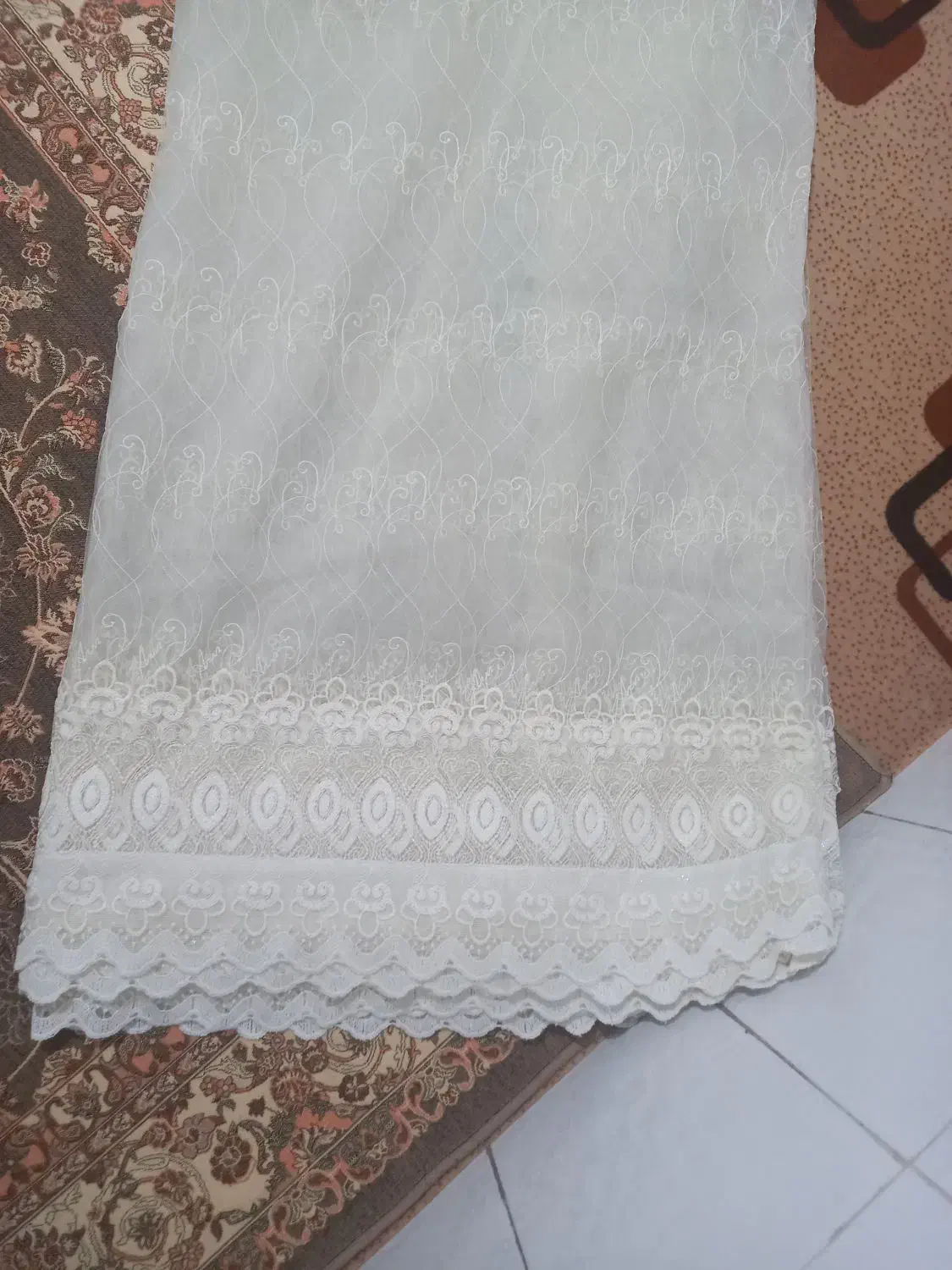 پرده|پرده، رانر، رومیزی|قم, شهرک فاطمیه|دیوار