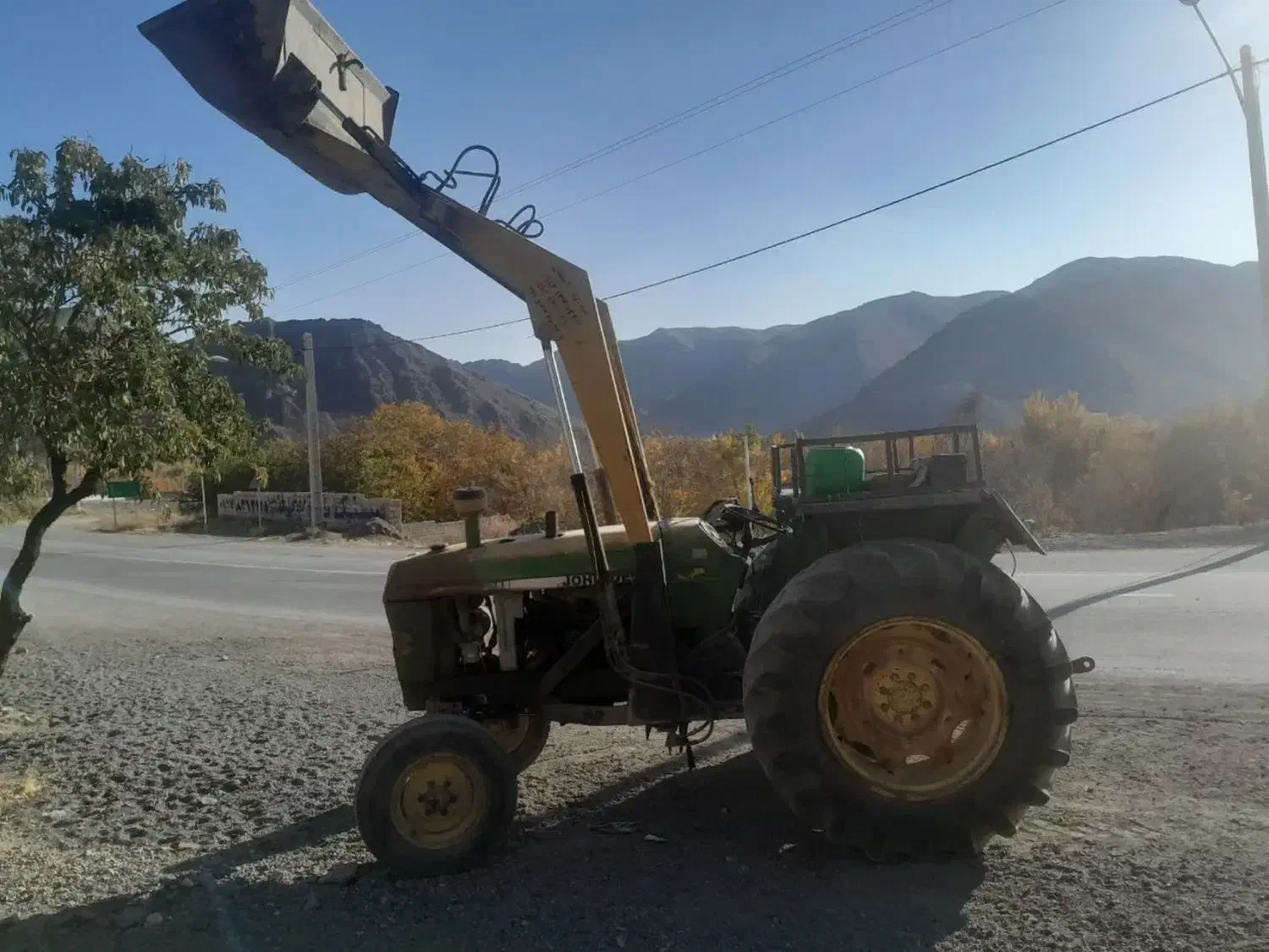 تراکتور جاندیر 63 بیل سفارشی دکل بلند|خودرو سنگین|چادگان, |دیوار