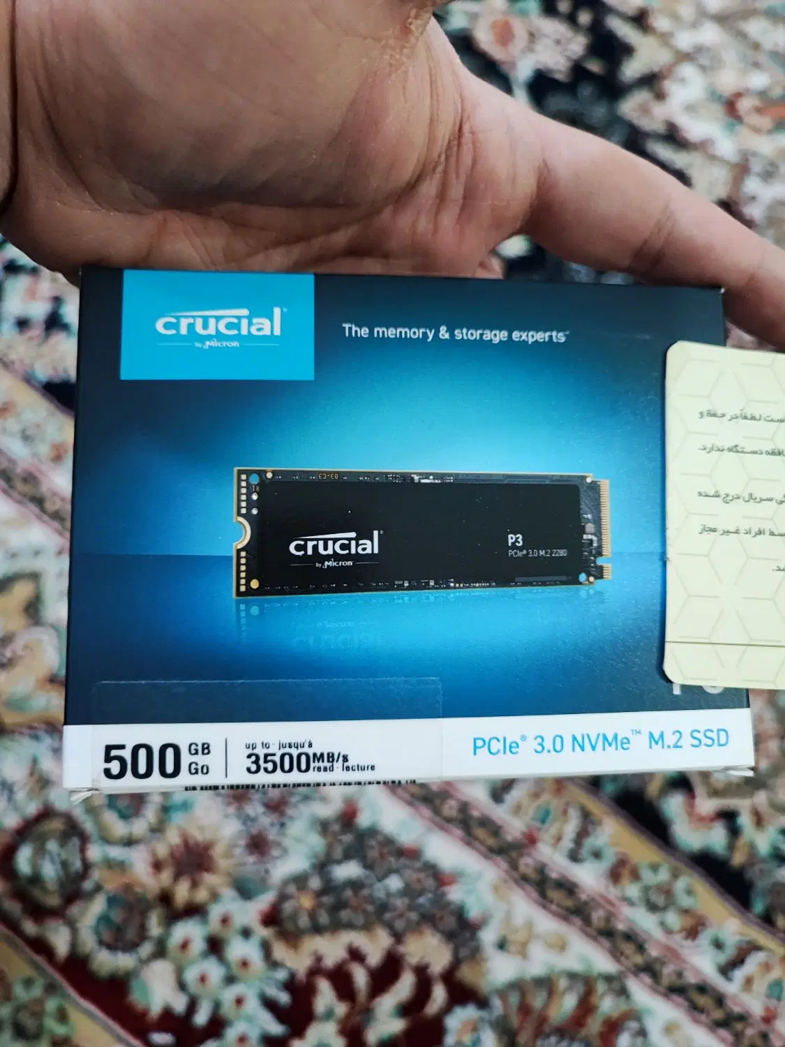 ssd m.2 500gb crucial p3|قطعات و لوازم جانبی رایانه|رامهرمز, |دیوار