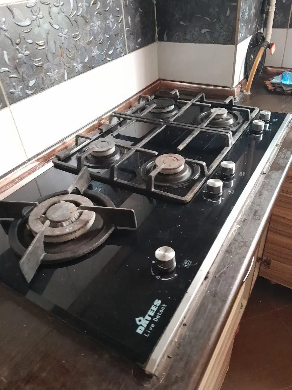 اجاق گاز صفحه ای شیشه فلز دانیس|اجاق گاز و لوازم برقی پختوپز|رشت, شهرک قدس|دیوار