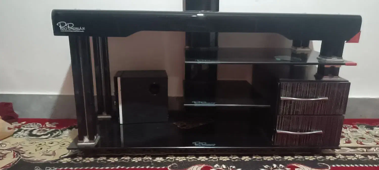 زیر تلویزیونی شیشه ای|میز تلویزیون|نورآباد ممسنی, |دیوار