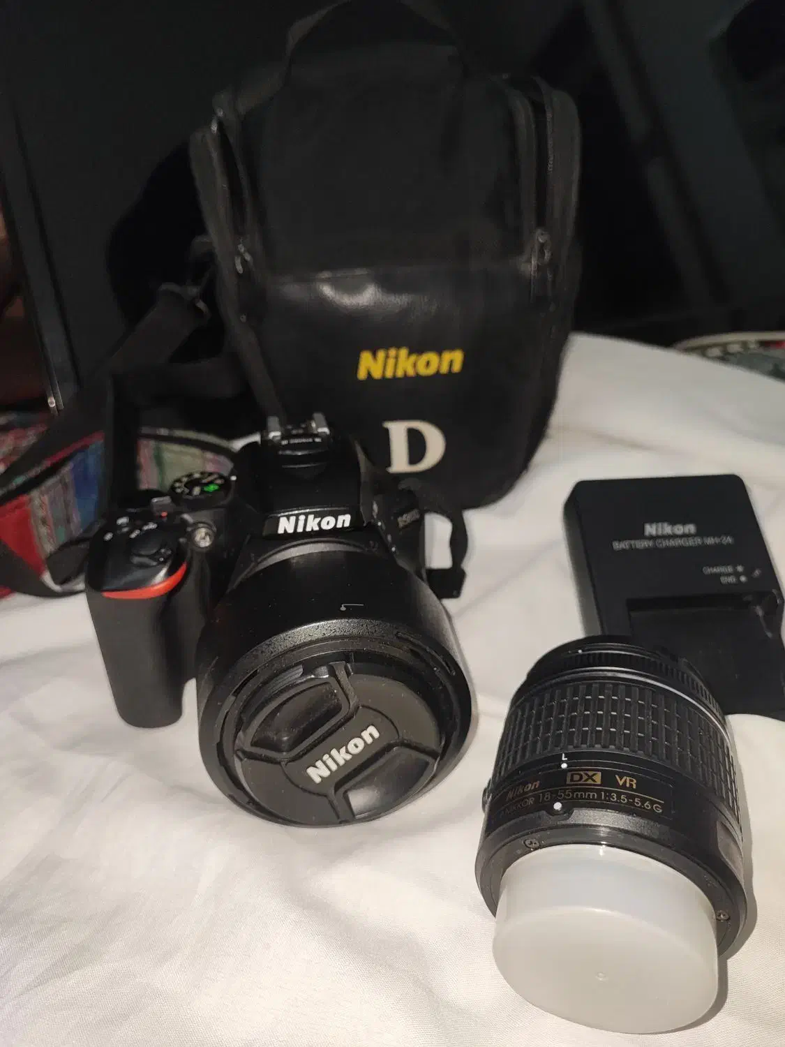 دوربین نیکون D5600 با دو تا لنز|دوربین عکاسی و فیلمبرداری|مهاباد (آذربایجان غربی), |دیوار