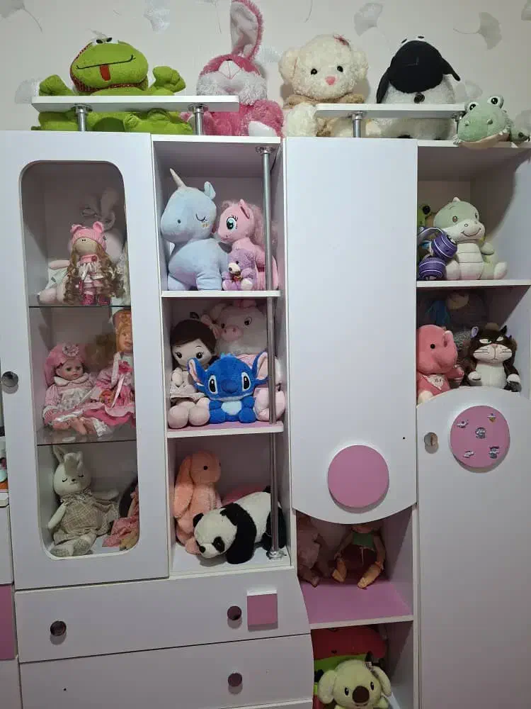 سرویس چوب کامل کودک|تخت و سرویس خواب|گرمسار, |دیوار