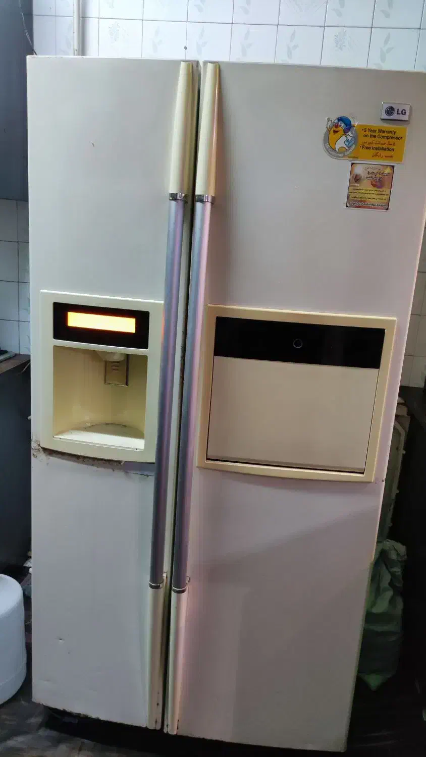 یخچال ساید بای ساید LG (ساخت کره) IR - P1241SBB|یخچال و فریزر|رشت, کوی قدس|دیوار