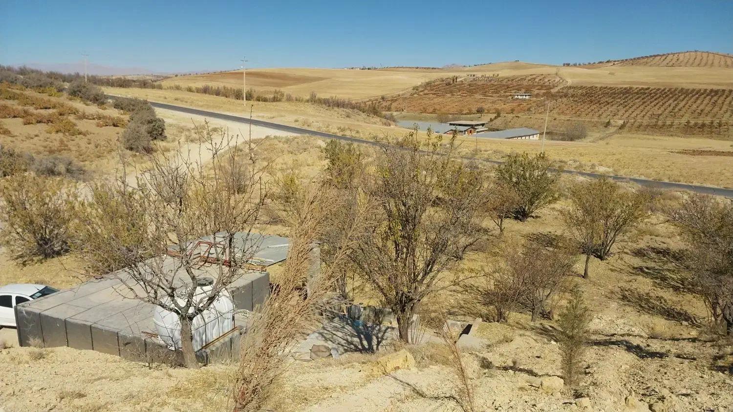 فروش یا معاوضه باغچه500متری هفت برم|فروش زمین و ملک کلنگی|ارژن, |دیوار