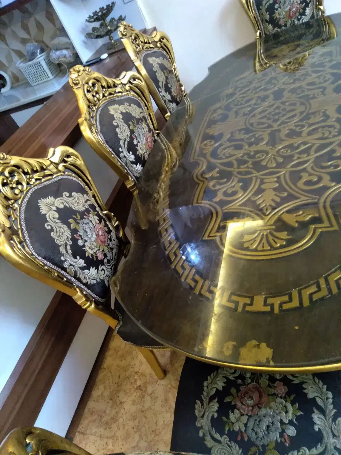 میز نهار خوری ۸ نفره|میز و صندلی غذاخوری|تربت‌حیدریه, باغ سلطانی|دیوار