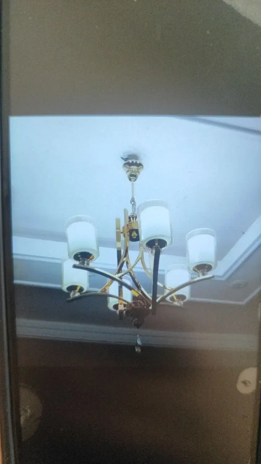 لوستر 6شاخه درحد نو|لوستر و چراغ آویز|نسیمشهر, |دیوار