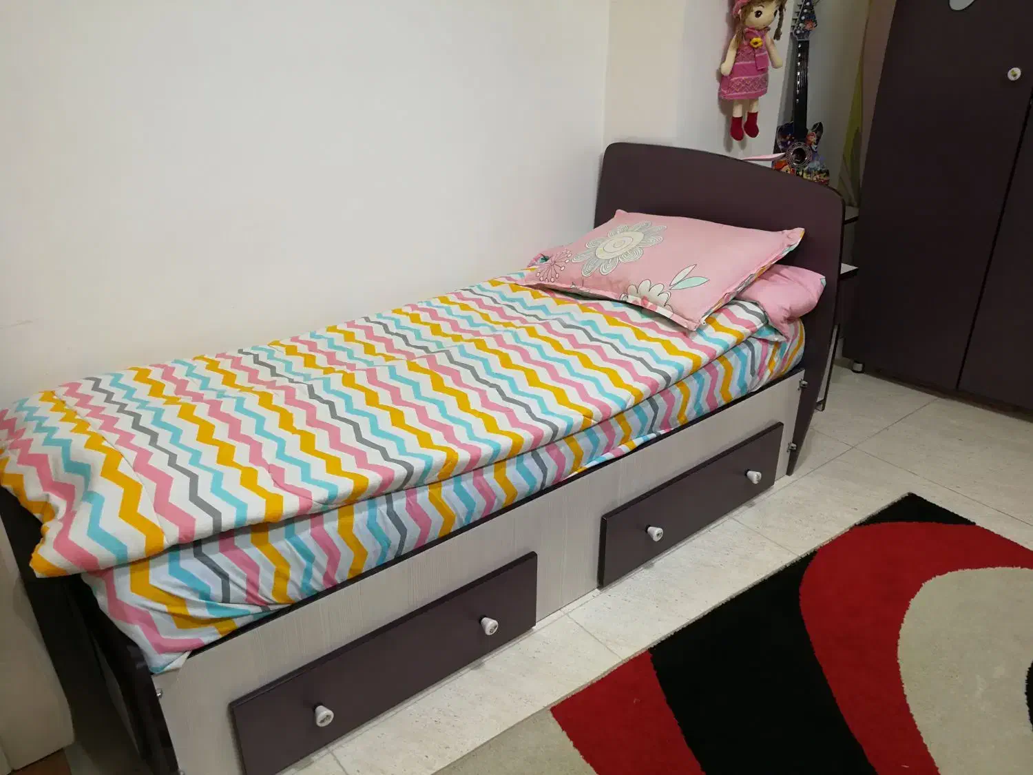 تخت و کمد|تخت و سرویس خواب|سبزوار, فرهنگیان|دیوار