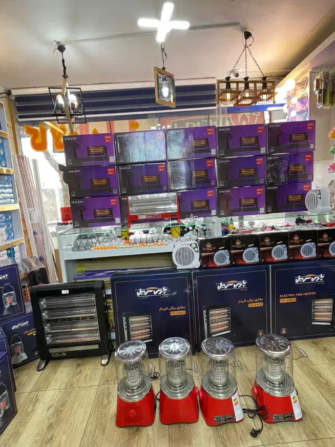 بخاری برقی ۳ شعله فندار ، بدون فن|بخاری، هیتر، شومینه|ملایر, |دیوار