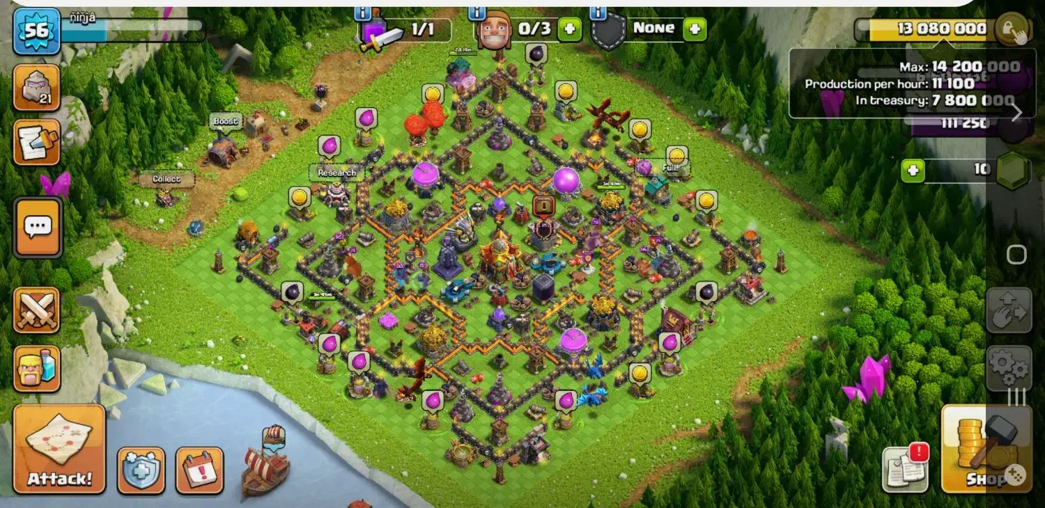 اکانت کلش لول56توی بهترین کلن|کنسول، بازی ویدئویی و آنلاین|آفتاب, |دیوار