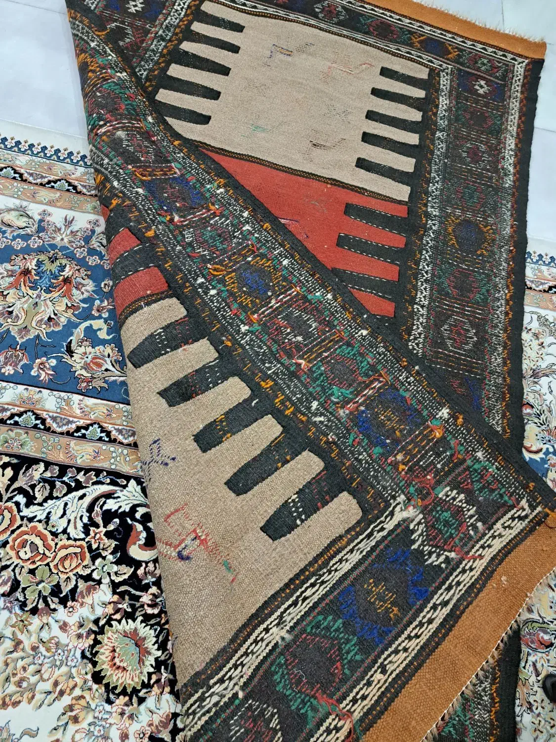 گلیم فرش دست بافت|گلیم، جاجیم، گبه|تهران, دستغیب|دیوار