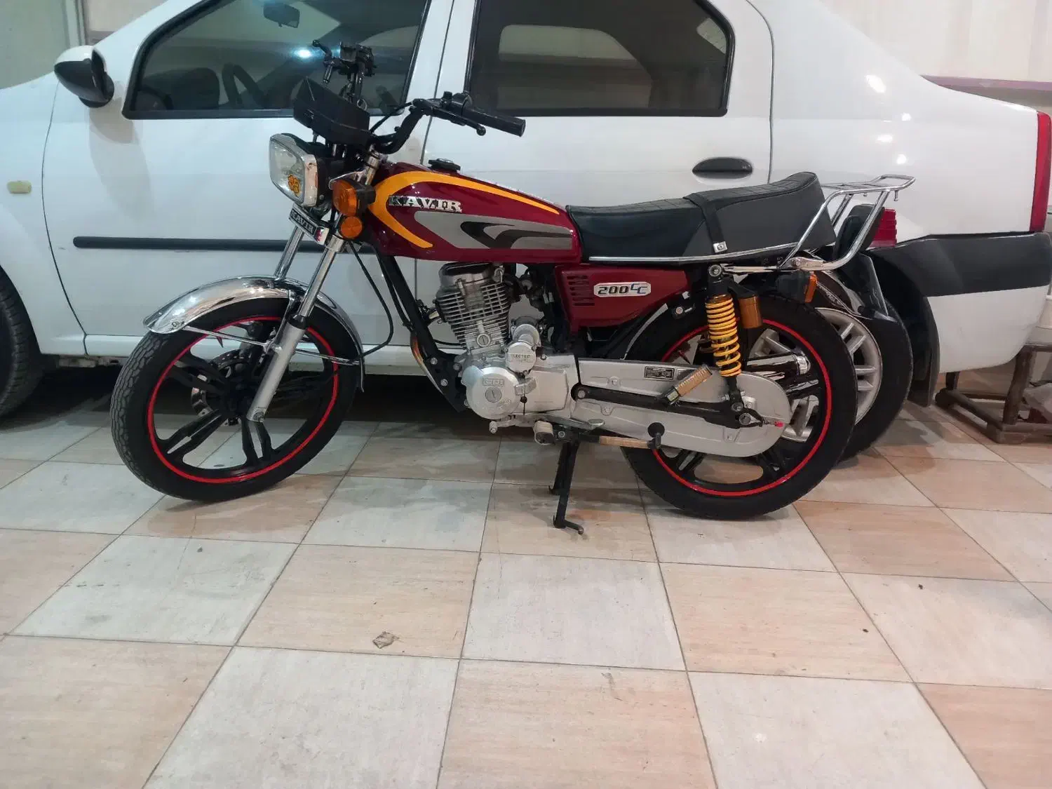 موتور هندا 200|موتورسیکلت|همدان, |دیوار