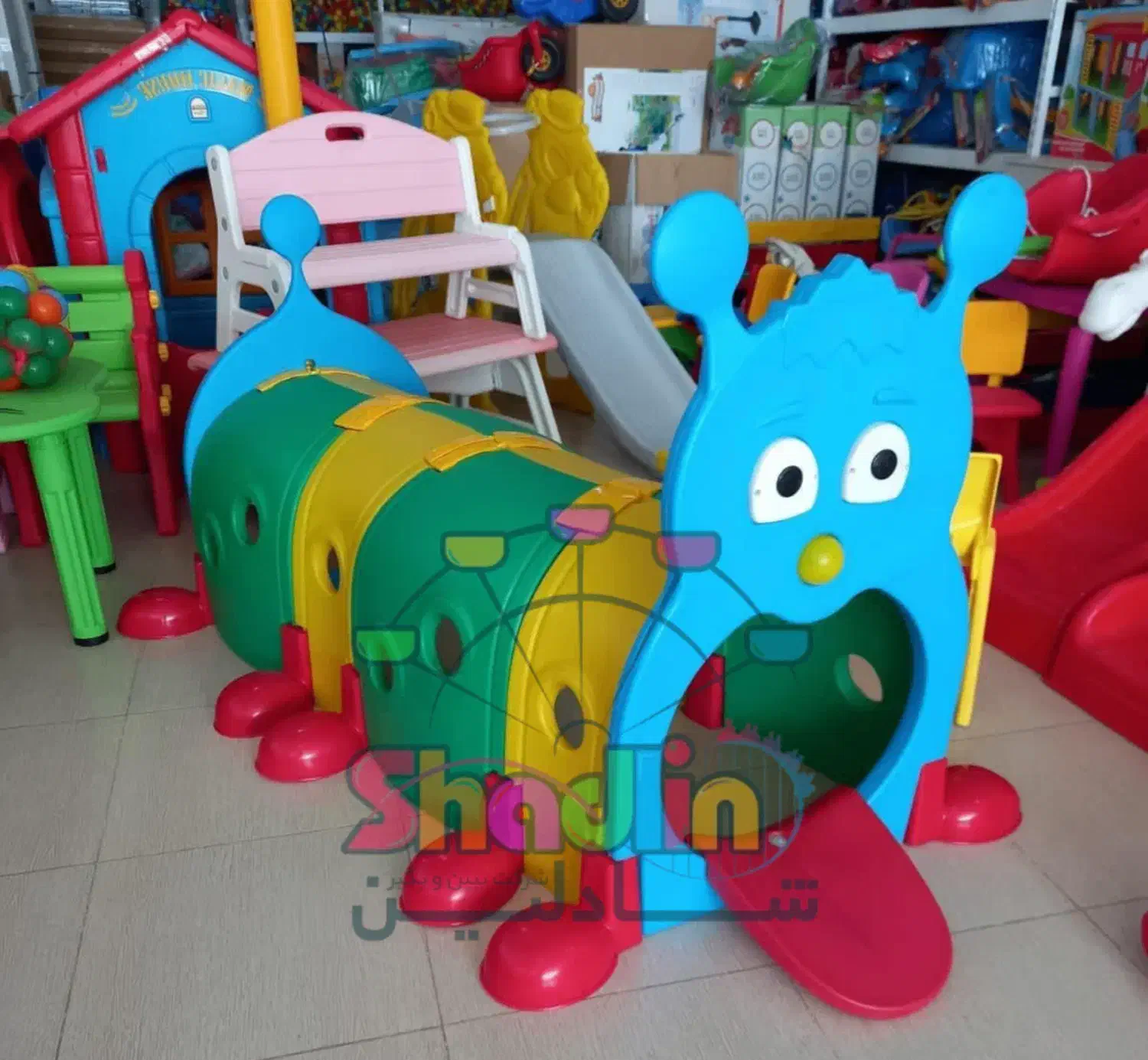 تونل بازی هزارپاکودک/تجهیز خانه کودک/مهد/شادلین|اسباببازی|رامسر, |دیوار