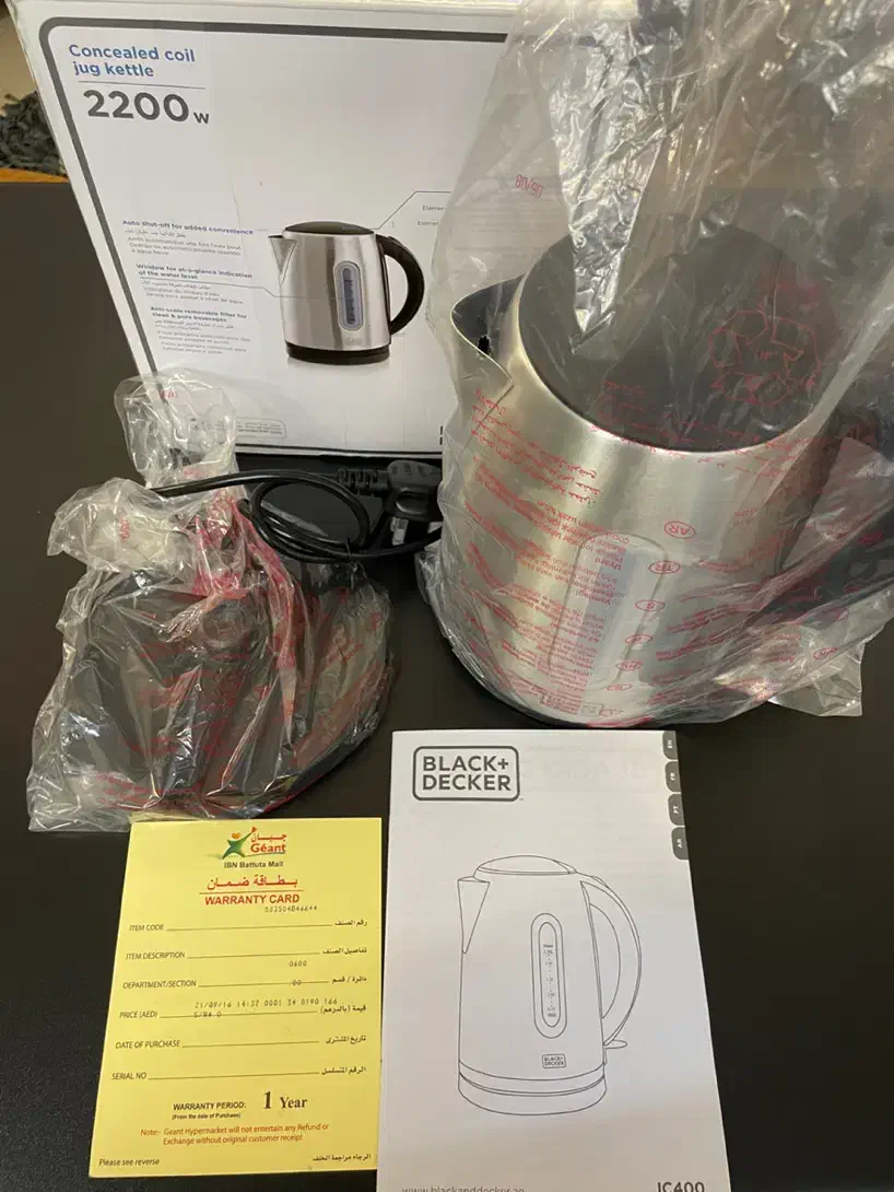 کتری برقی بلک اند دکر Black and Decker|اجاق گاز و لوازم برقی پختوپز|تهران, شهرک غرب|دیوار