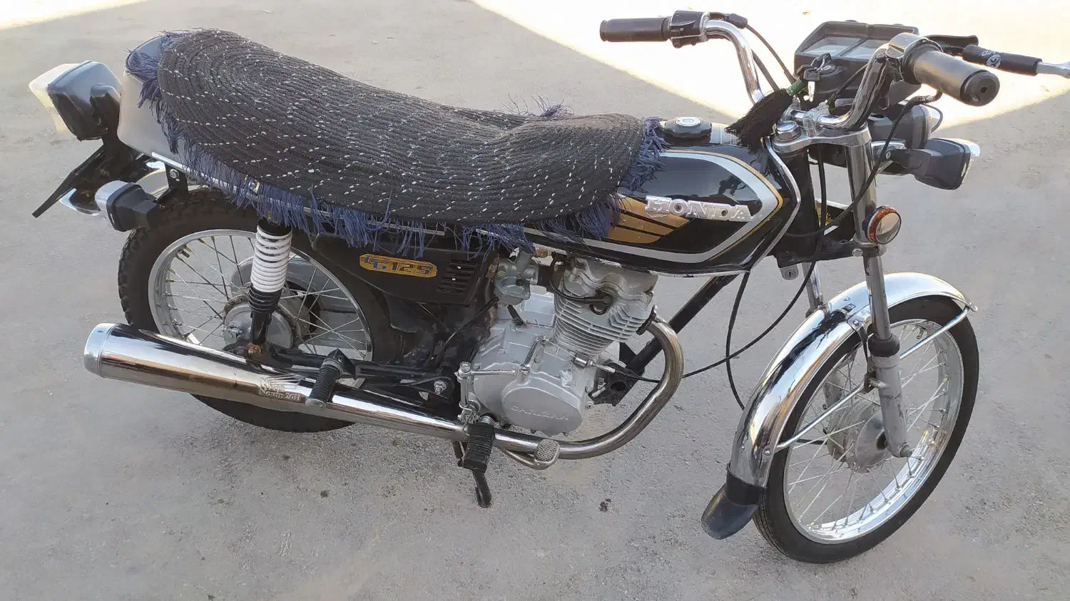 موتور125 مزایده درحد خشک|موتورسیکلت|نورآباد, |دیوار