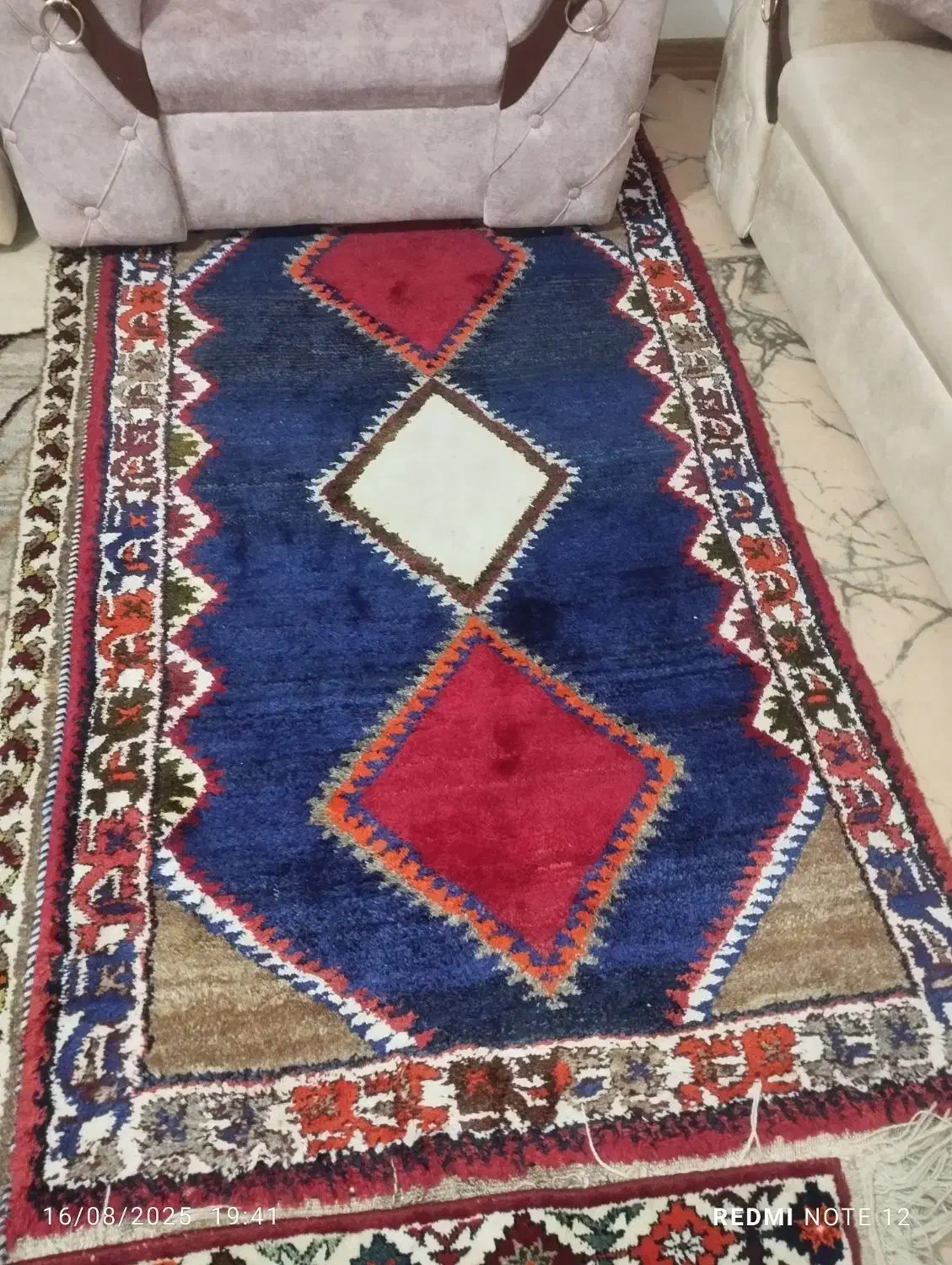 فرش دستباف|فرش|مبارکه, |دیوار