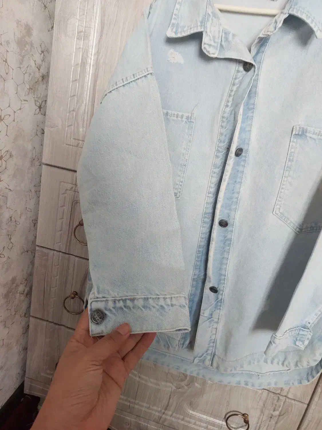 کت جین ترک اورکت بلند دانشجویی کتکتان نونونو|لباس|فشاپویه, |دیوار