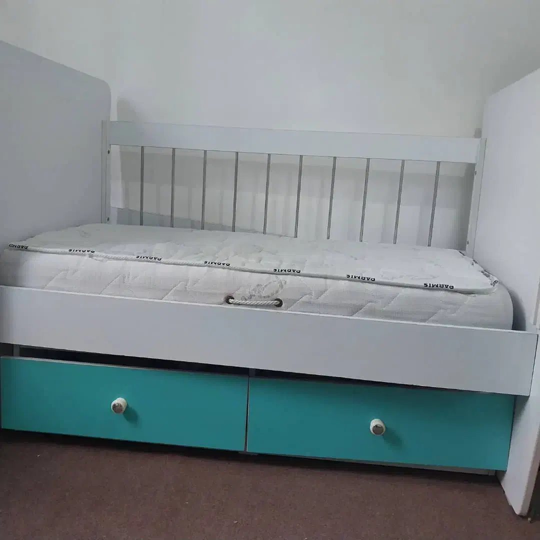 تخت و کمد کودک|تخت و سرویس خواب|ماسال, |دیوار