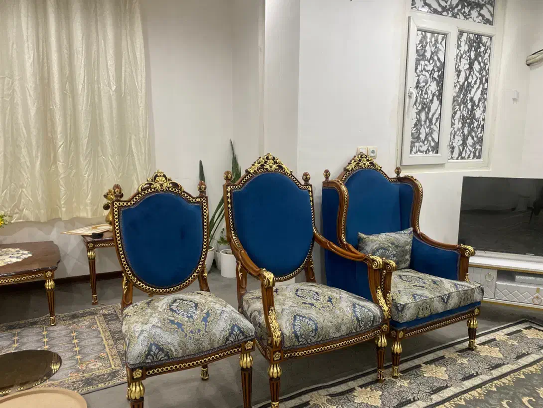 مبل سلطنتی دوماه استفاده شده|مبلمان خانگی و میز عسلی|بندرعباس, |دیوار