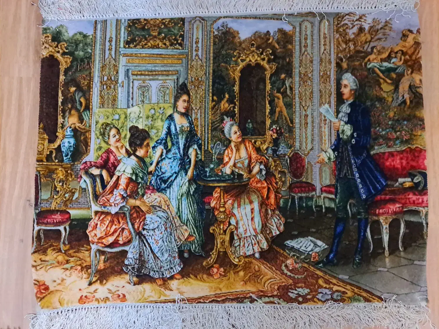 تابلو فرش دستبافت شاعر جوان|تابلو فرش|تهران, جهاد|دیوار