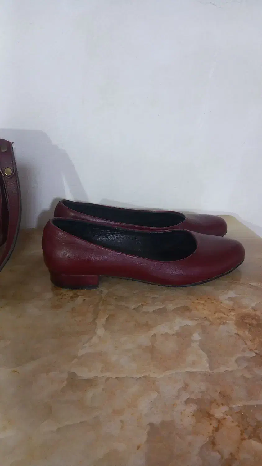 کفش چرم کارتیه نونو سایز ۳۸|کیف، کفش، کمربند|خرم‌آباد, |دیوار