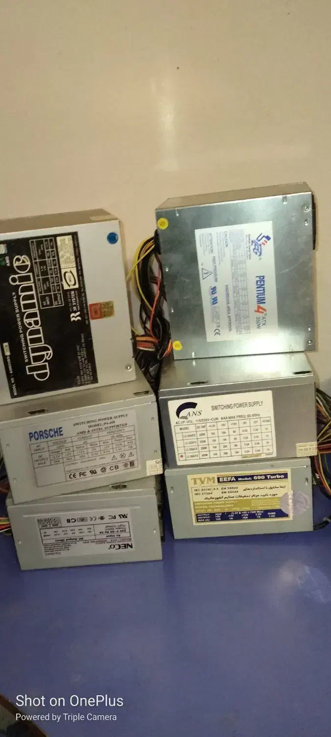9 عدد پاور کامپیوتر سالم|قطعات و لوازم جانبی رایانه|تهران, آهنگ|دیوار