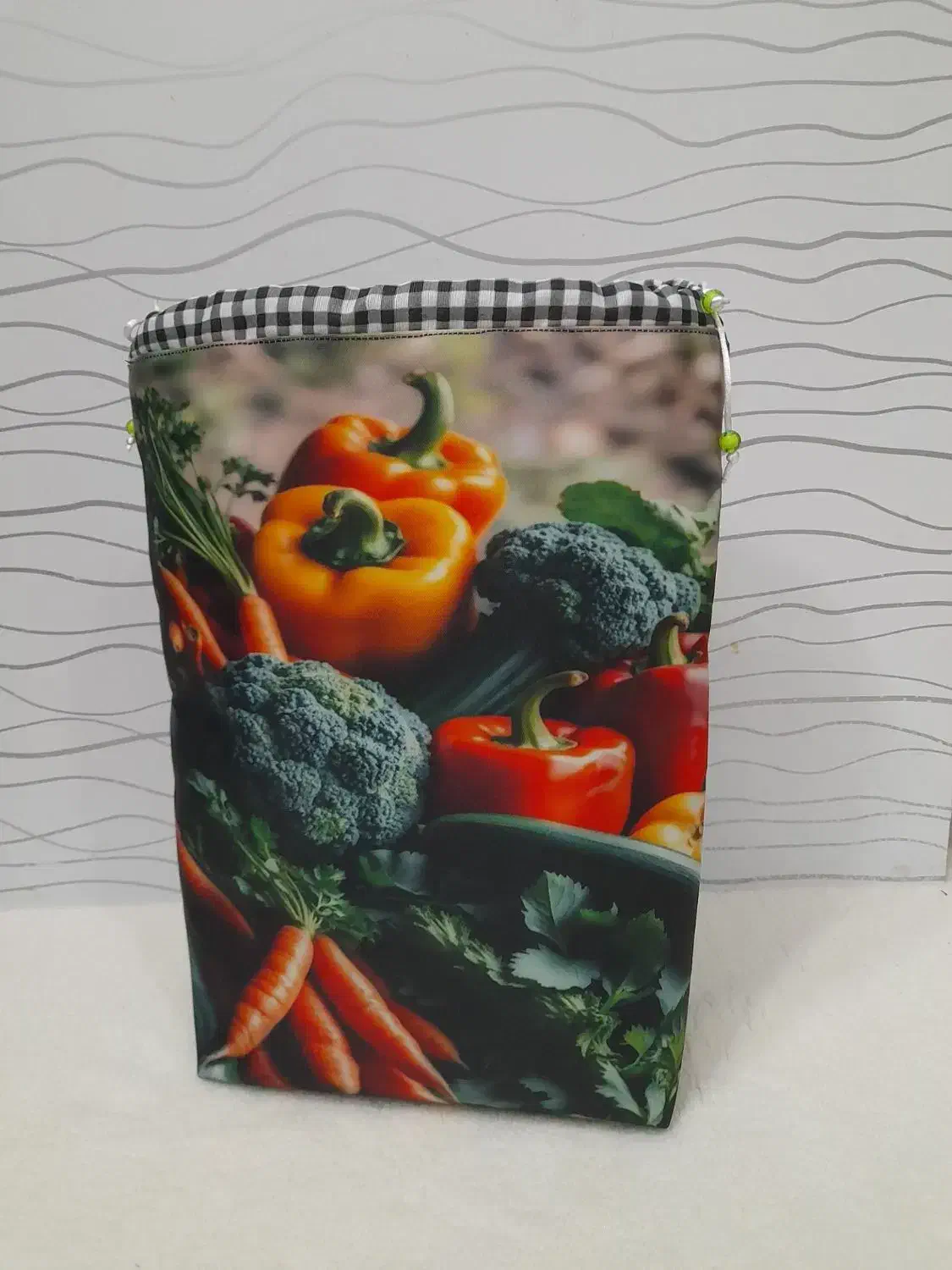 ساک نان و کیسه سبزی|سفره، حوله، دستمال آشپزخانه|لنگرود, |دیوار