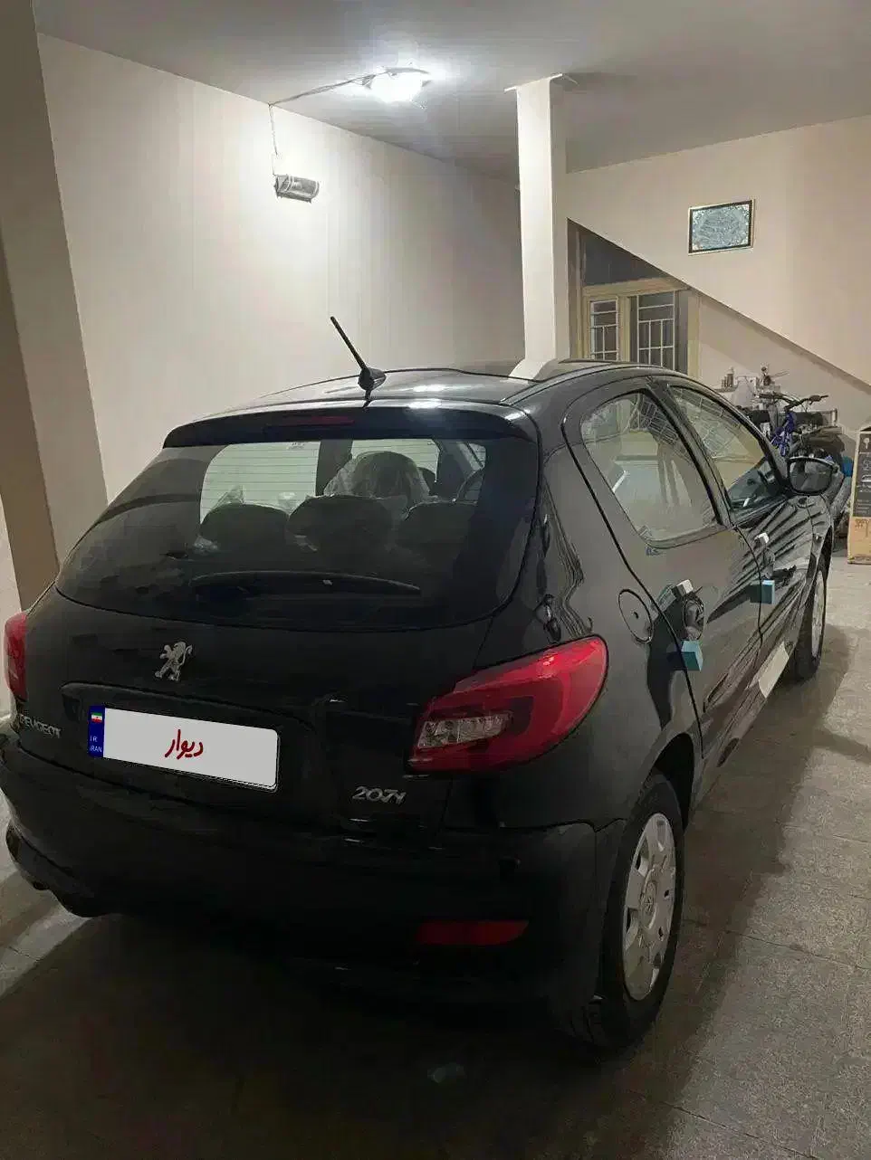 ۲۰۷ مشکی پلاس صفر ۱۴۰۴ سقف پانا|خودرو سواری و وانت|کرمان, |دیوار