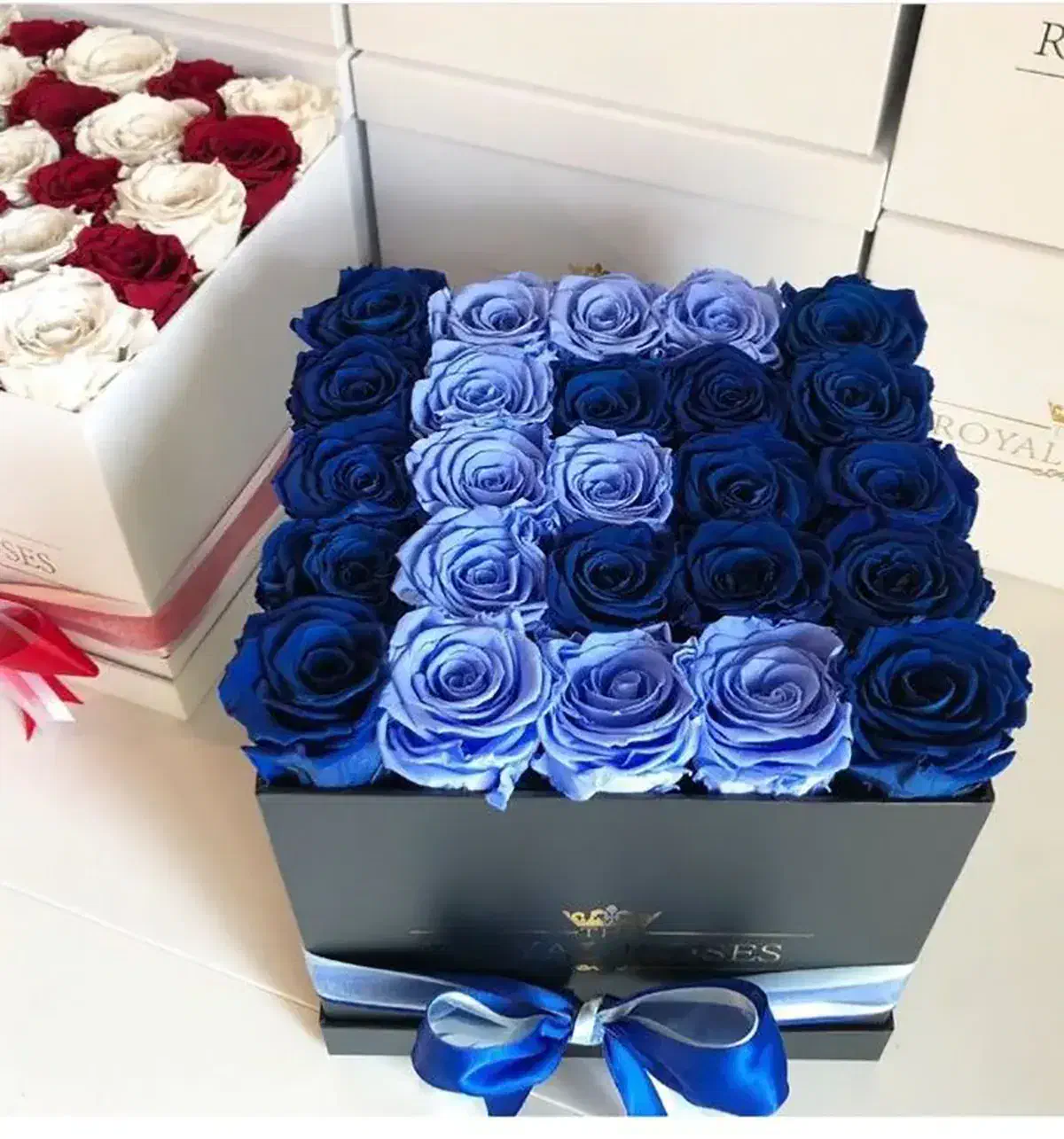 انواع گل های ربانی به صورت تک شاخه،دسته گل و باکس|گل مصنوعی|جیرفت, |دیوار