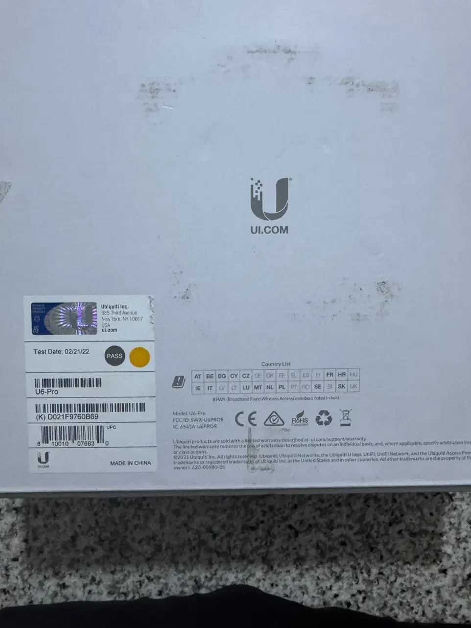 اکسس پوینت یوبیکیوتی Unifi U6 Pro|مودم و تجهیزات شبکه|کرمانشاه, |دیوار