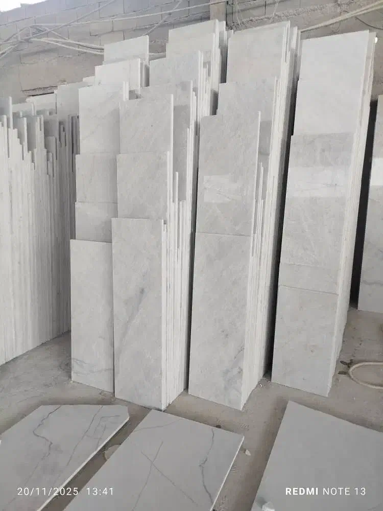 سنگ چینی سفید نیریز/پله/ نما/ کف/تیشه ای ریز|عمده‌فروشی|نی‌ریز, |دیوار