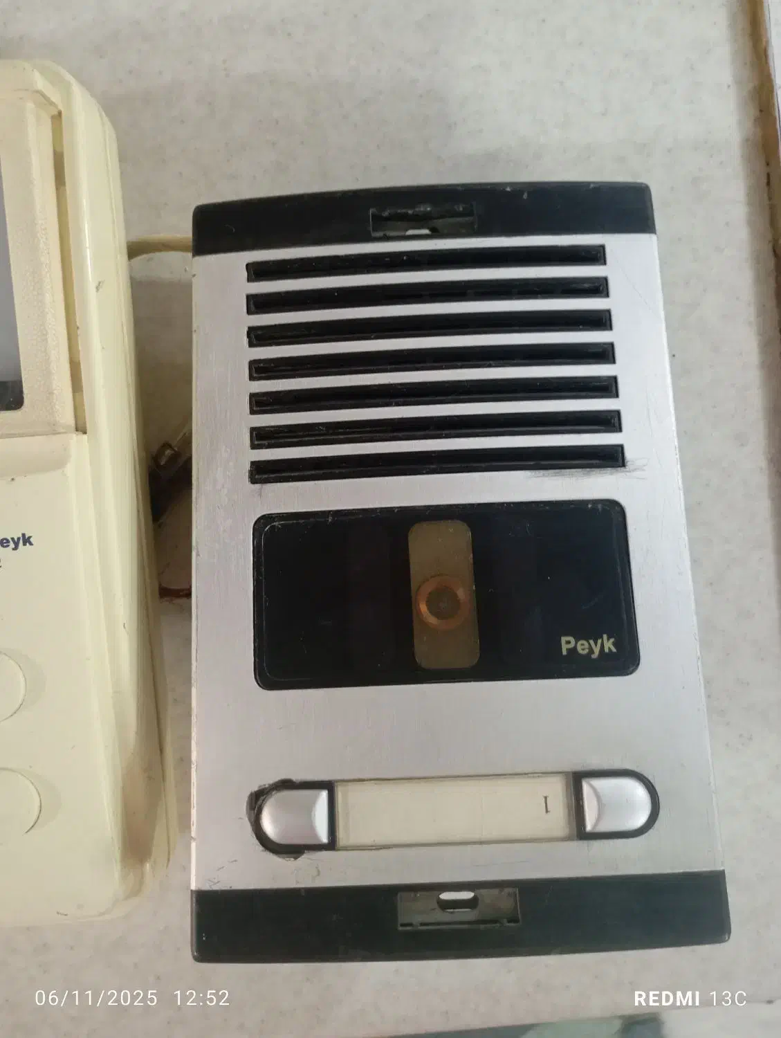 آیفن وزنگ تصویری کارکرده الکتروپیک|دوربین مداربسته|پاکدشت, پاکدشت (مامازند)|دیوار