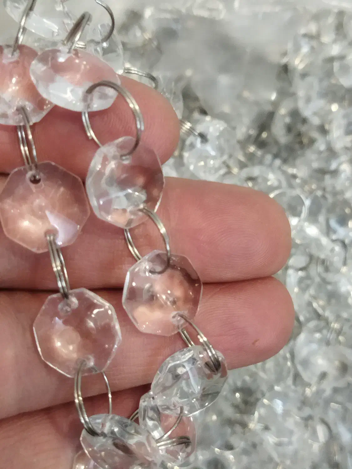 نگین کریستال بافته شده|لوستر و چراغ آویز|تهران, سلیمانی|دیوار