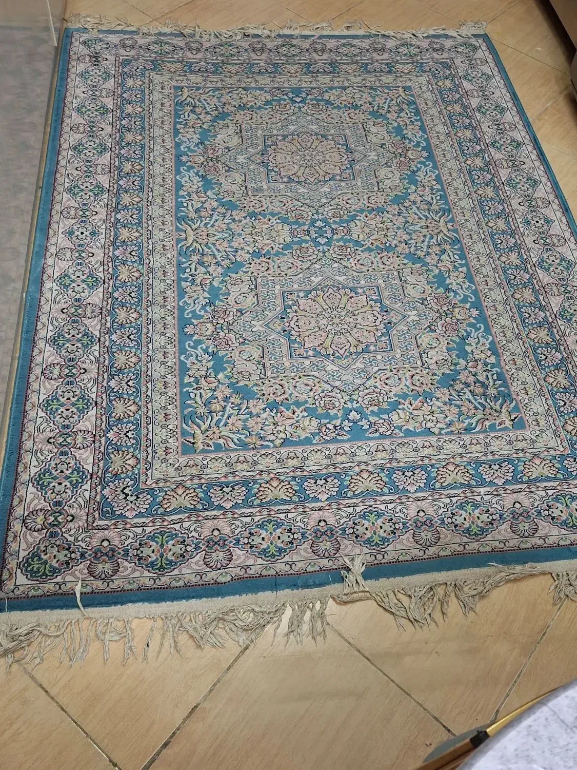 قالیچه ابریشمی ماشینی ۴ متری|فرش|مشهد, امیر|دیوار